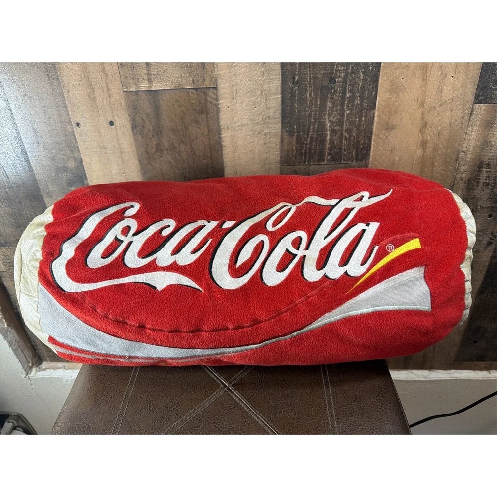 Vintage Coca-Cola Classic Soda Can Plush Pillow Giant 24